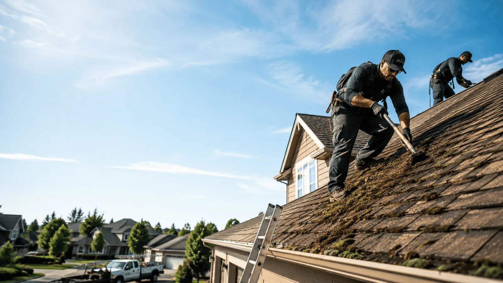 Roof Moss Removal in Afton, MI near me